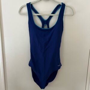 Speedo Women's Navy Blue One Piece Swimsuit
